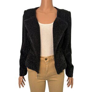 Vintage David Warren Women’s Size 14 Blazer Zip-Up Jacket with Shoulder Pads